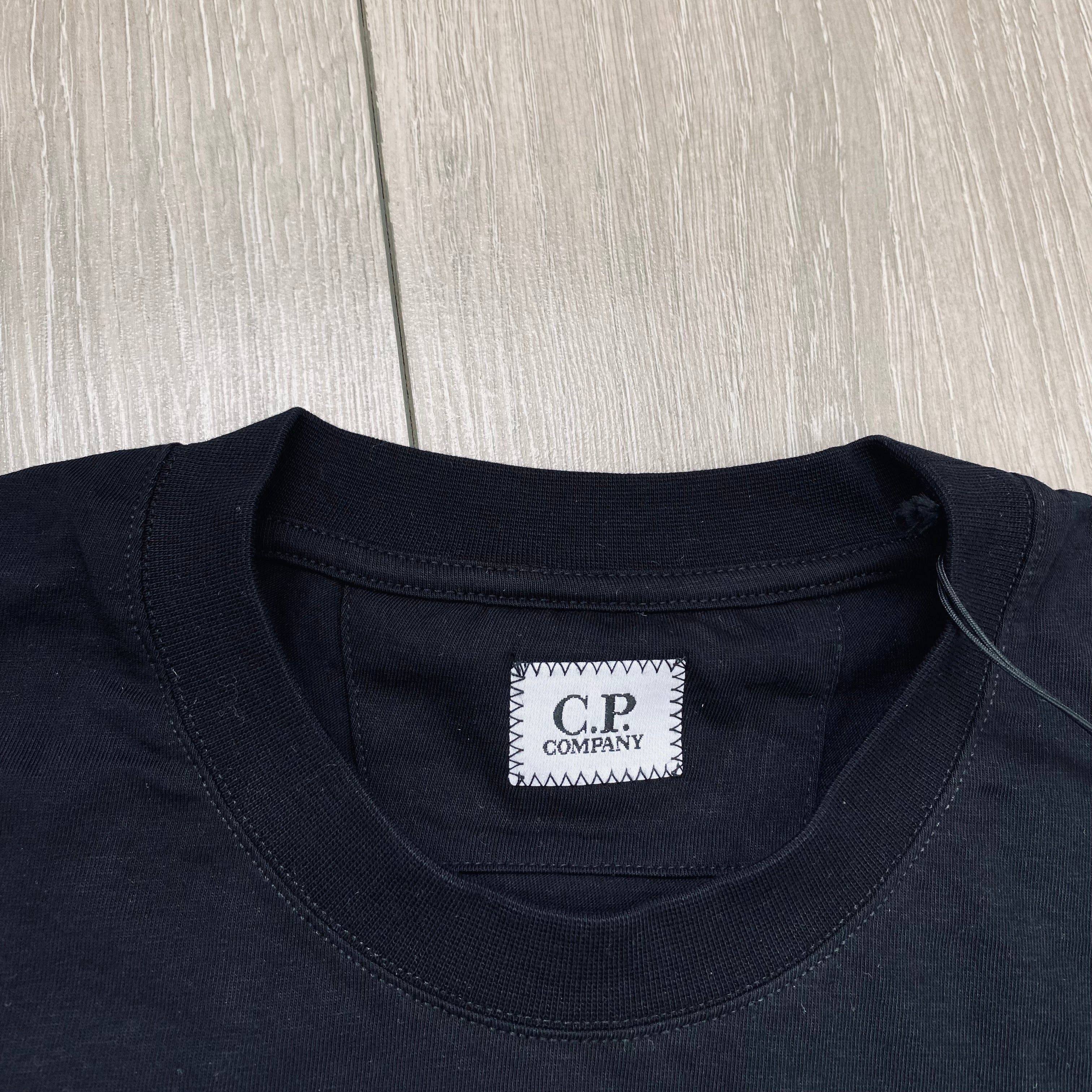 CP Company Printed T-Shirt - Black -Usfansport
