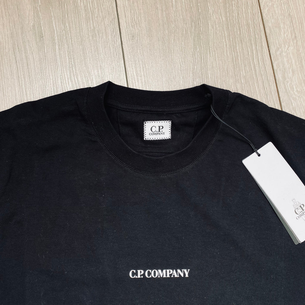 CP Company Printed T-Shirt - Black -Usfansport