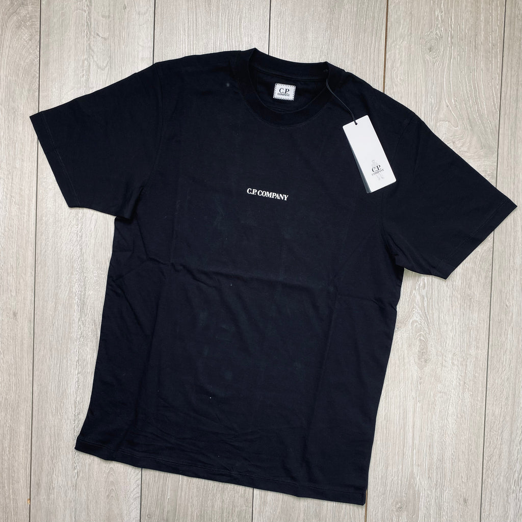 CP Company Printed T-Shirt - Black -Usfansport