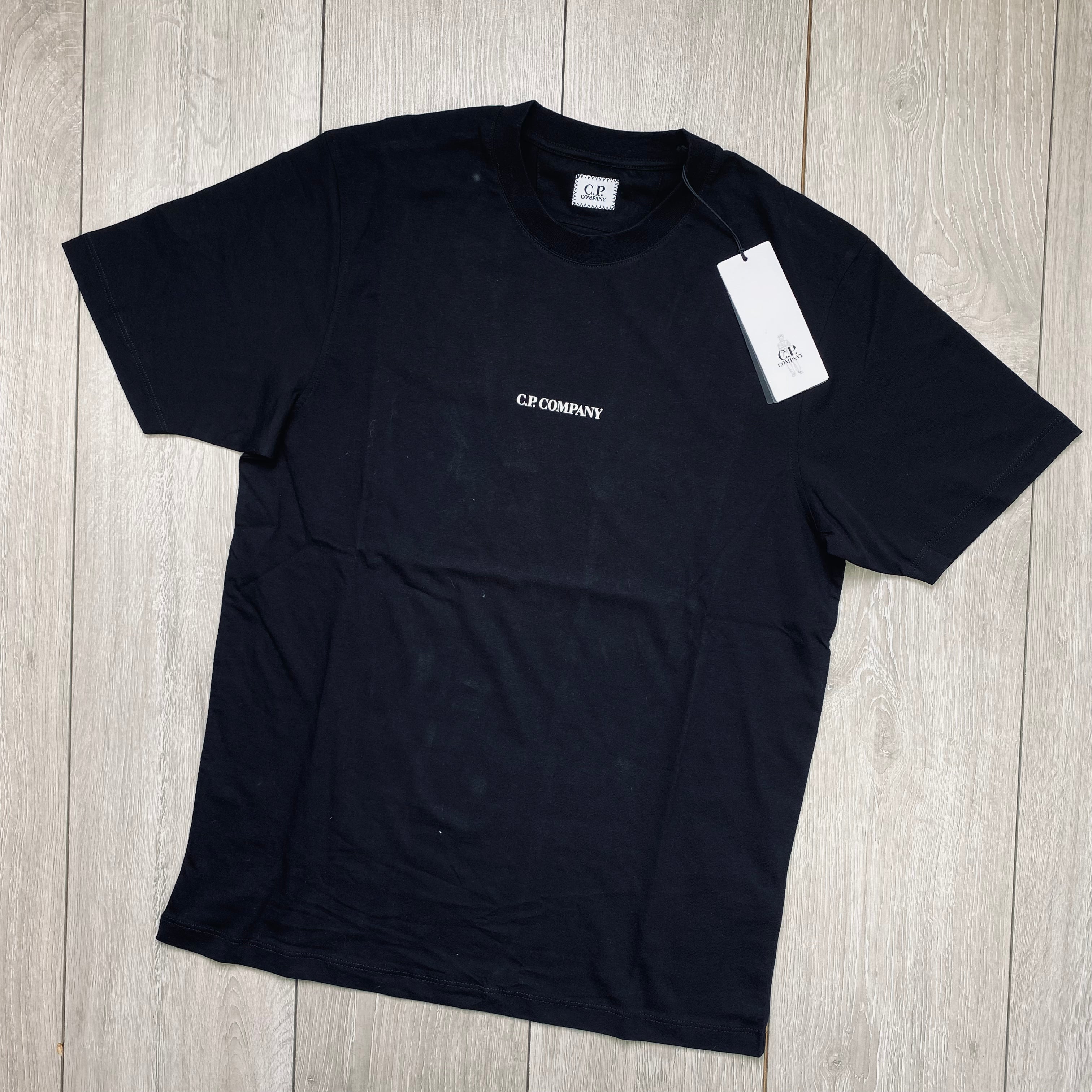 CP Company Printed T-Shirt - Black -Usfansport