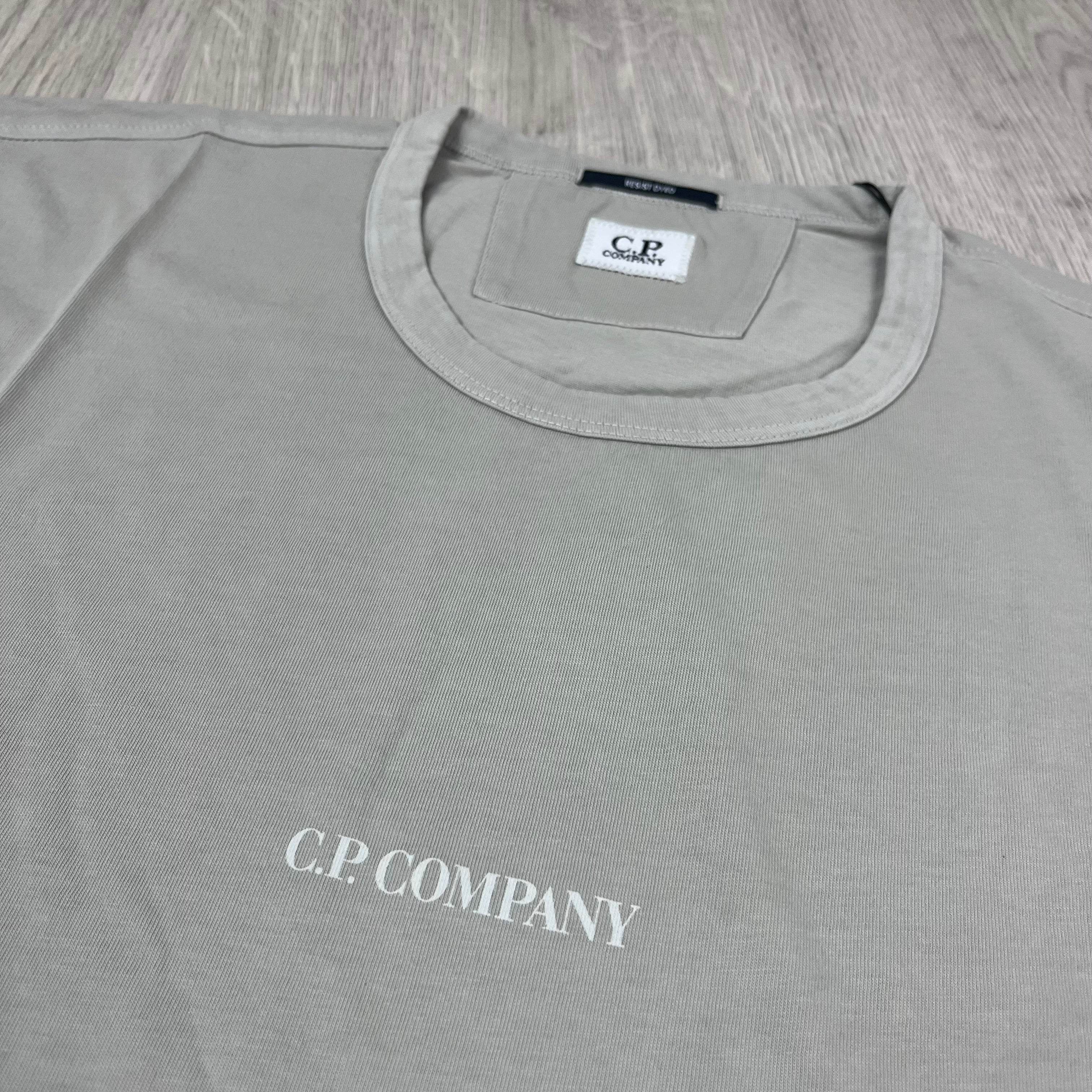 CP Company Printed T-Shirt - London Fog -Usfansport