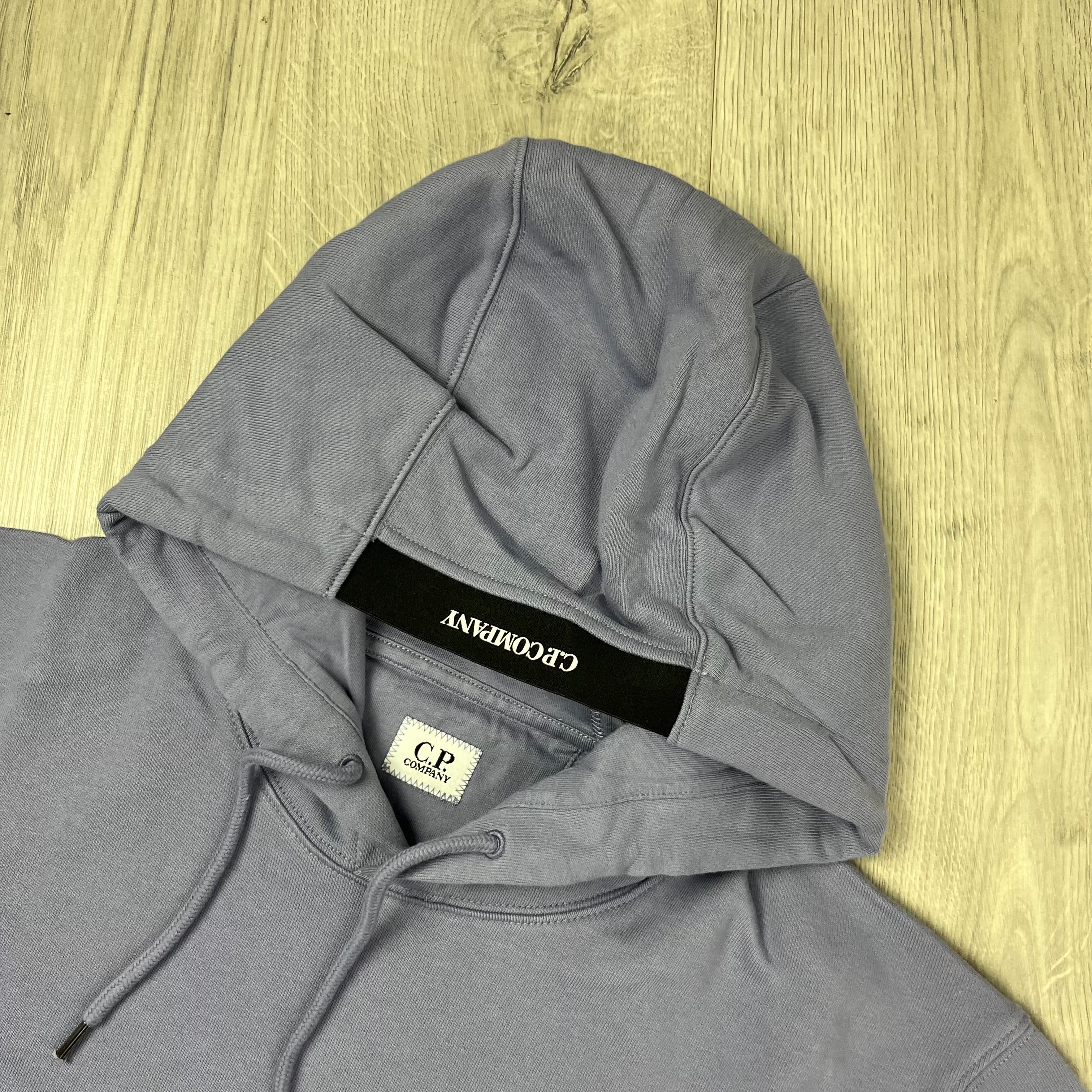 CP Company Raised Fleece Hoodie - Lavender Violet -Usfansport