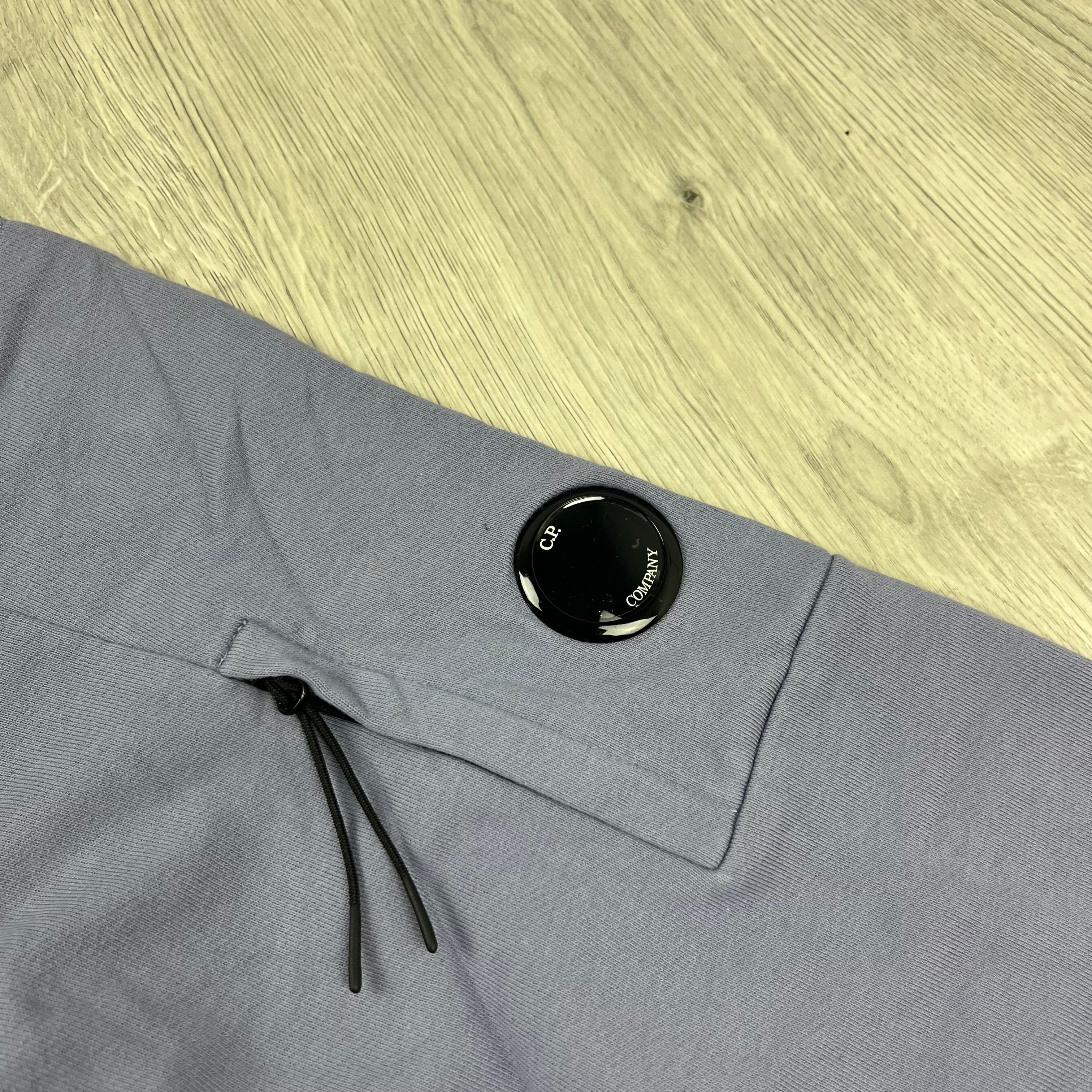 CP Company Raised Fleece Hoodie - Lavender Violet -Usfansport