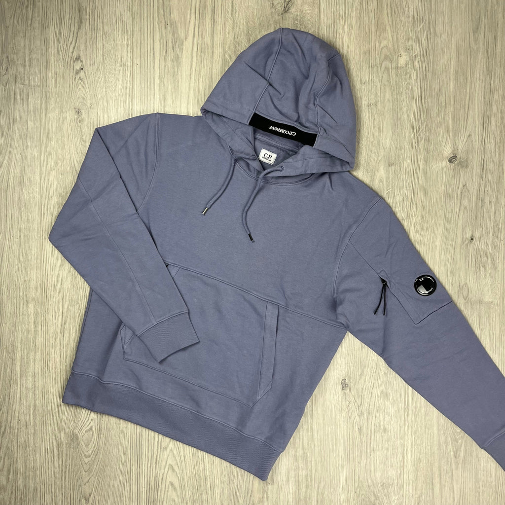 CP Company Raised Fleece Hoodie - Lavender Violet -Usfansport