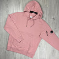 CP Company Raised Fleece Hoodie - Misty Rose -Usfansport
