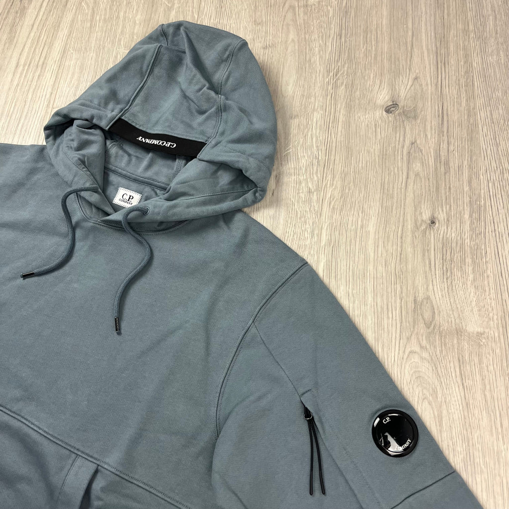 CP Company Raised Fleece Hoodie - Stormy -Usfansport