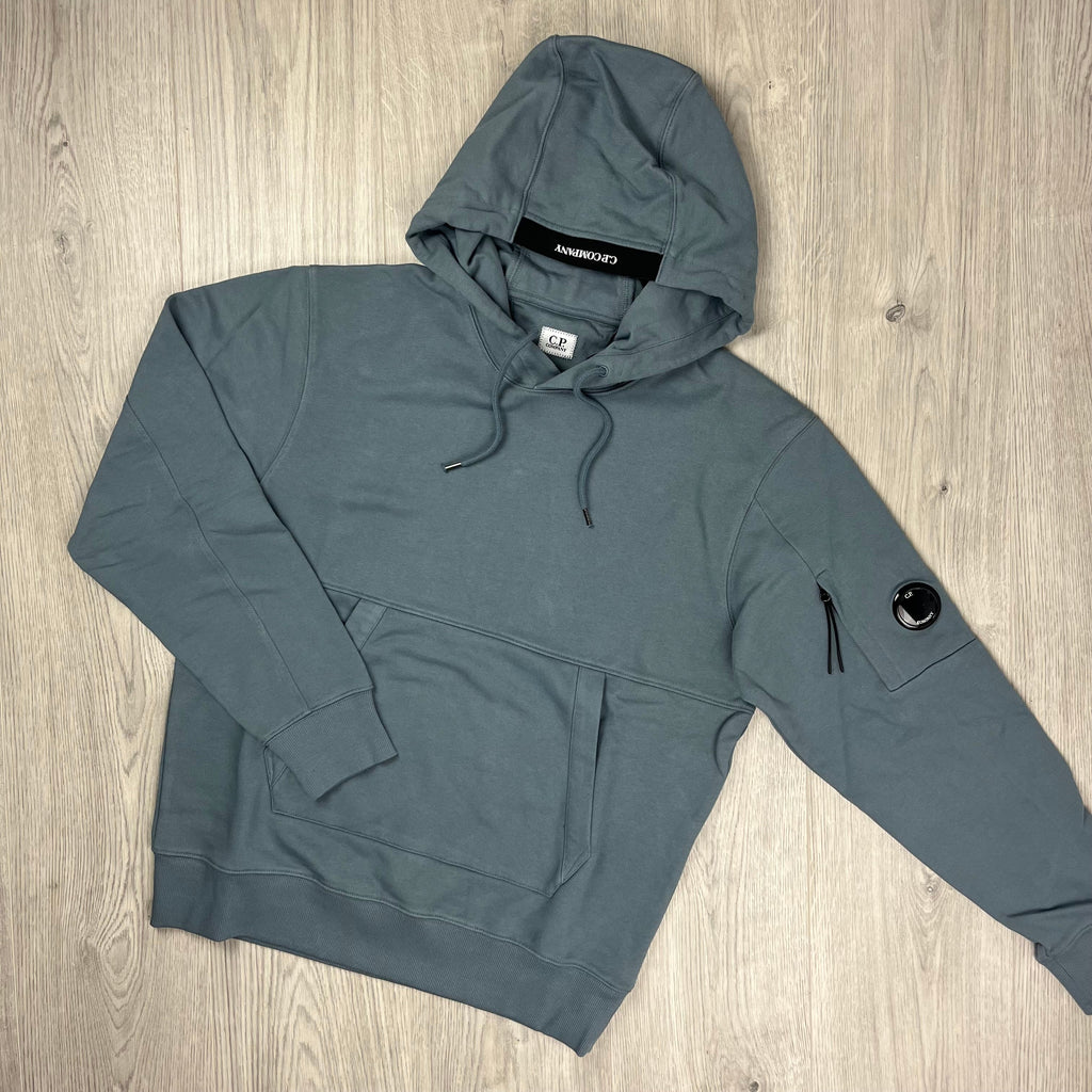 CP Company Raised Fleece Hoodie - Stormy -Usfansport