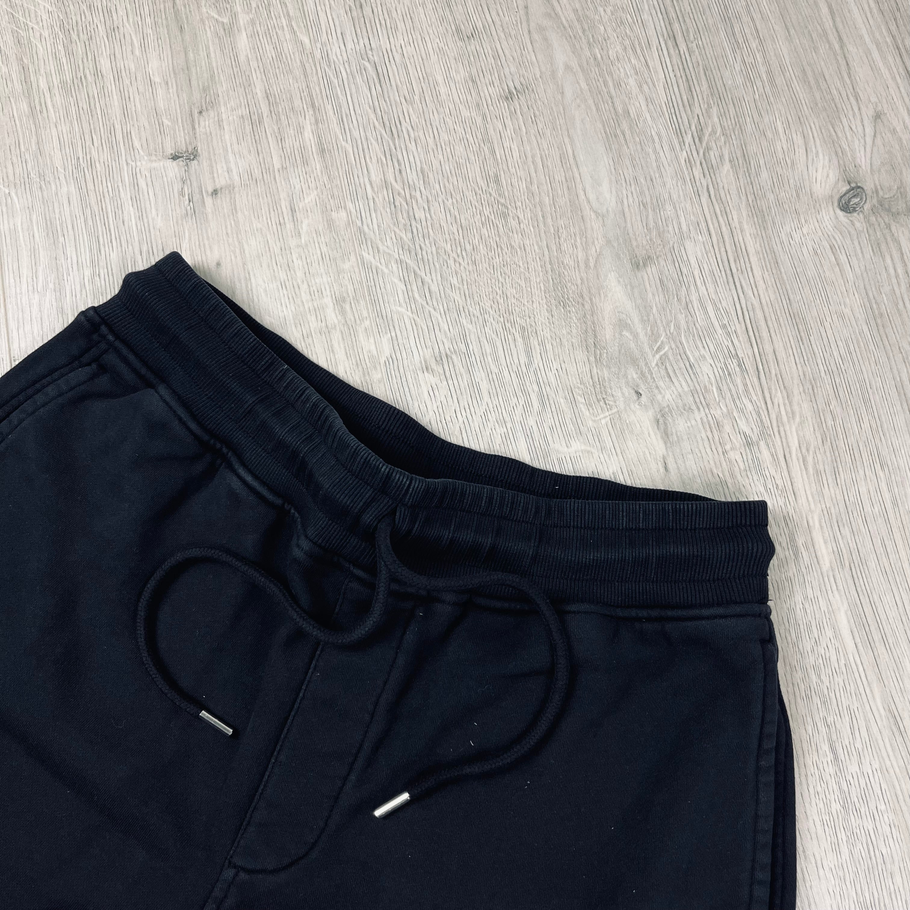 CP Company Raised Fleece Jersey Shorts - Black -Usfansport