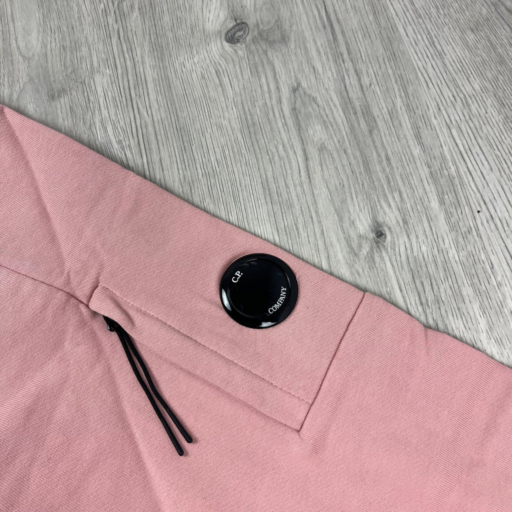 CP Company Raised Fleece Sweatshirt - Misty Rose -Usfansport