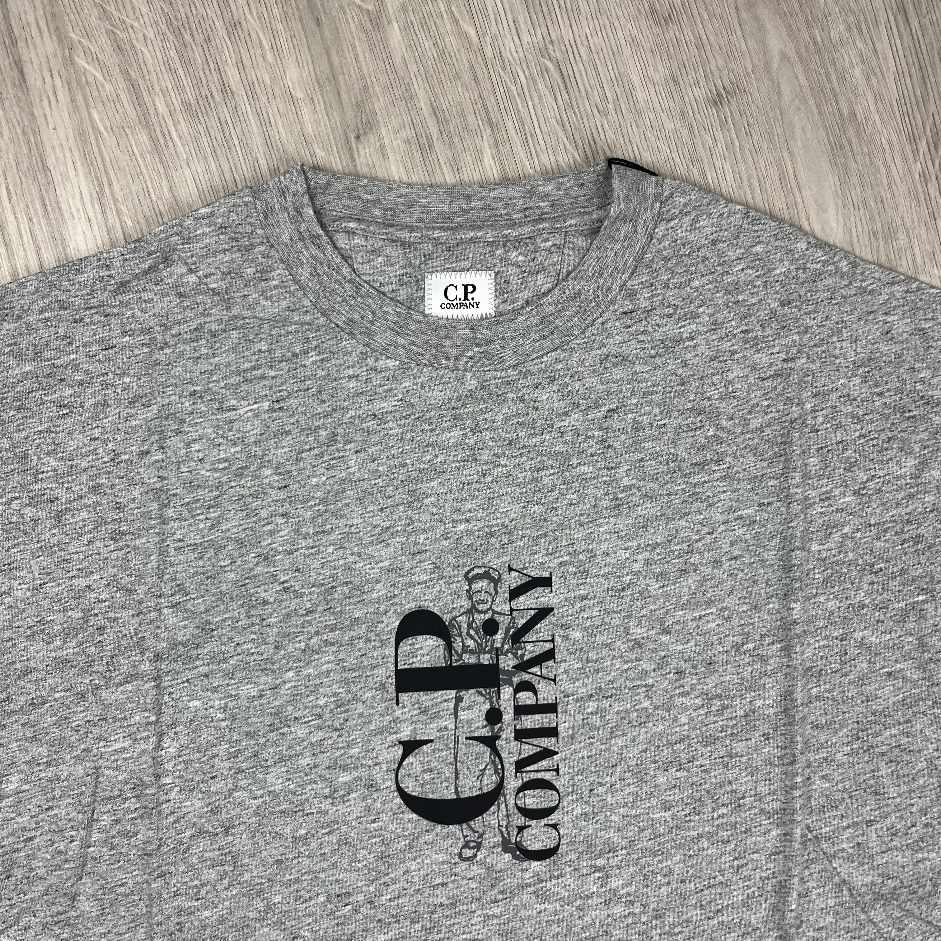 CP Company Sailor T-Shirt - Grey -Usfansport