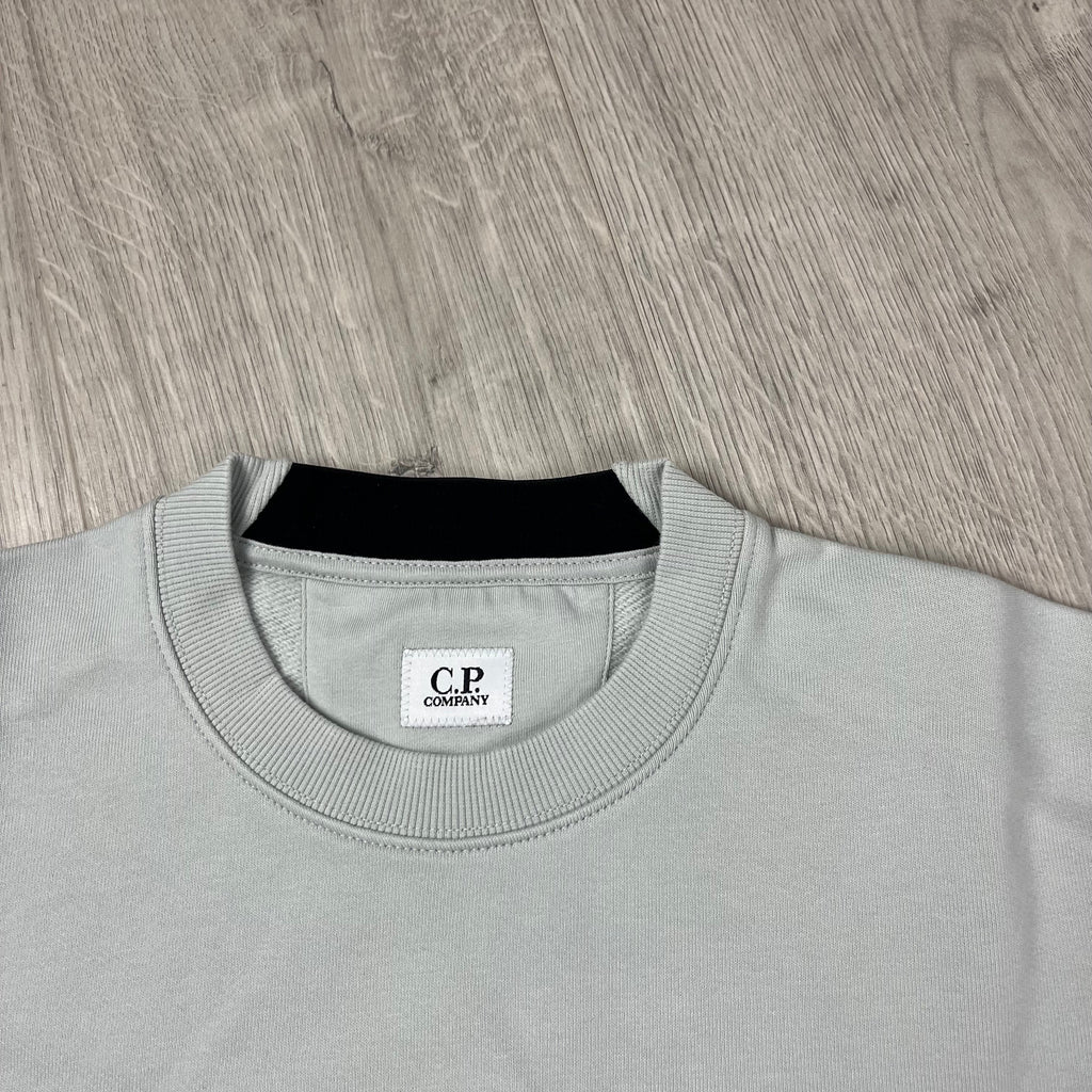 CP Company Raised Fleece Sweatshirt - Blue Fox -Usfansport