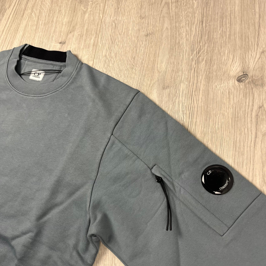 CP Company Raised Fleece Sweatshirt - Stormy -Usfansport