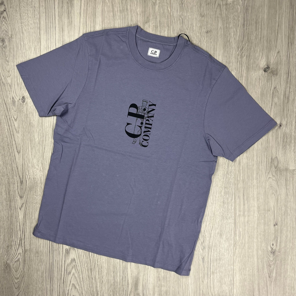 CP Company Sailor T-Shirt - Lavender Violet -Usfansport
