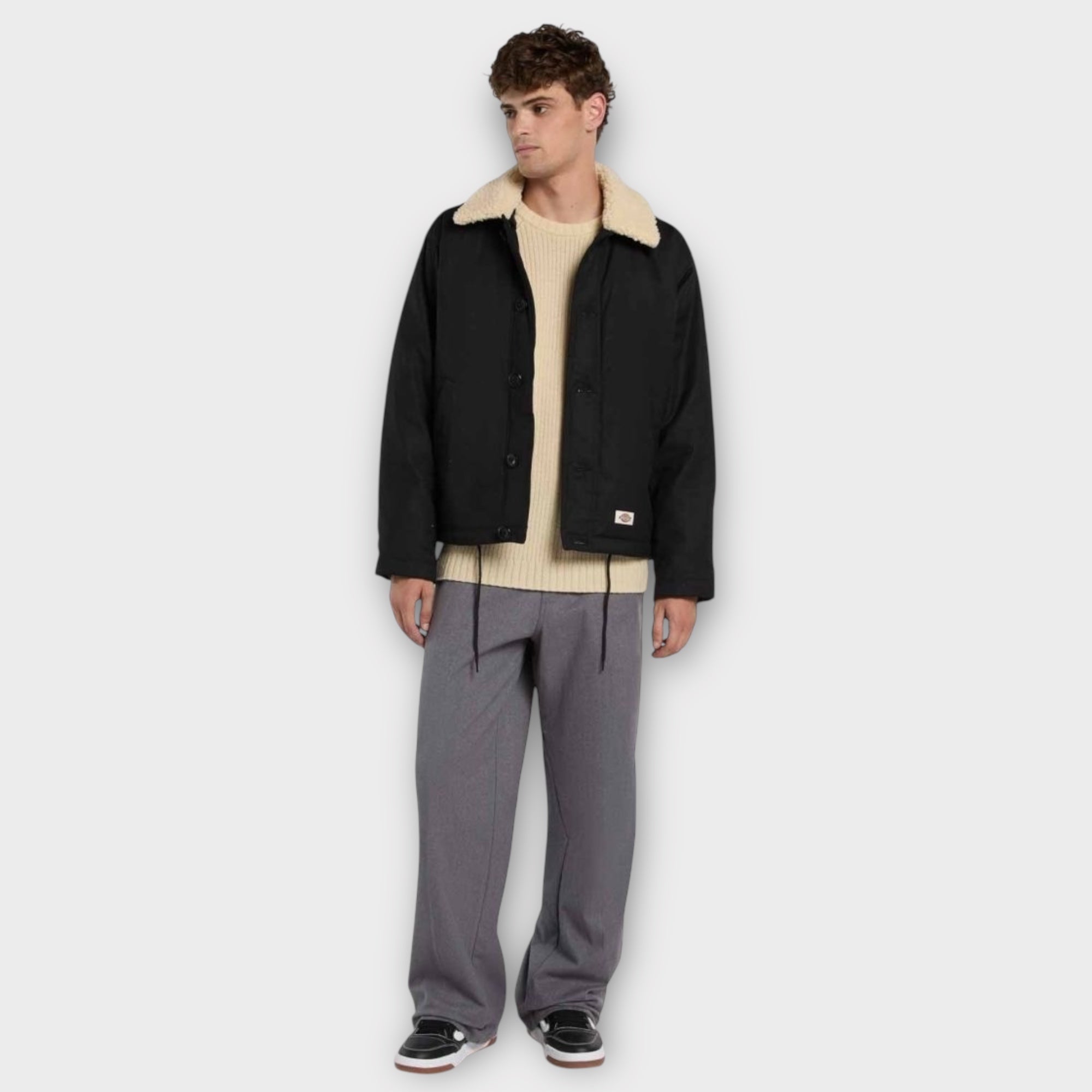 Dickies Sangrey Waxed Jakke I Sort