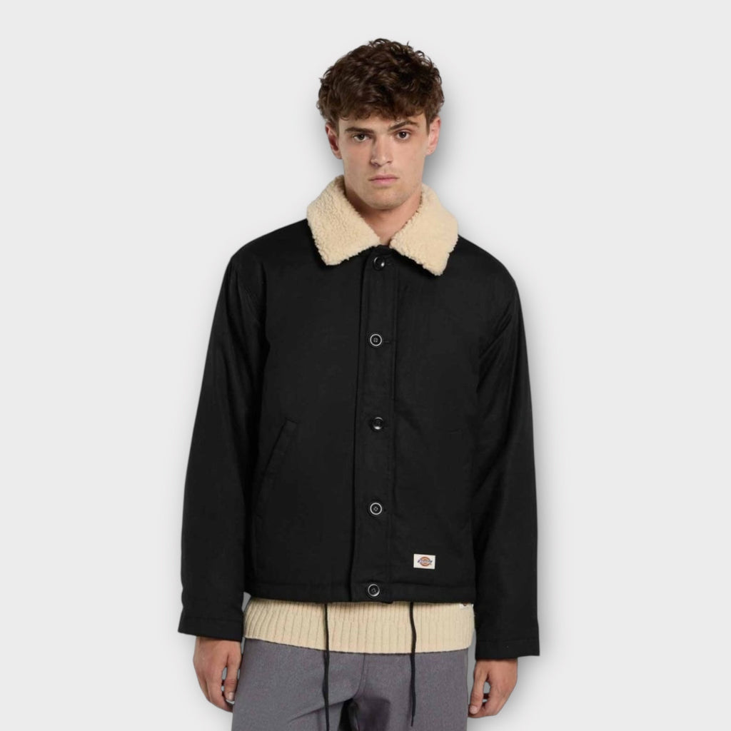 Dickies Sangrey Waxed Jakke I Sort