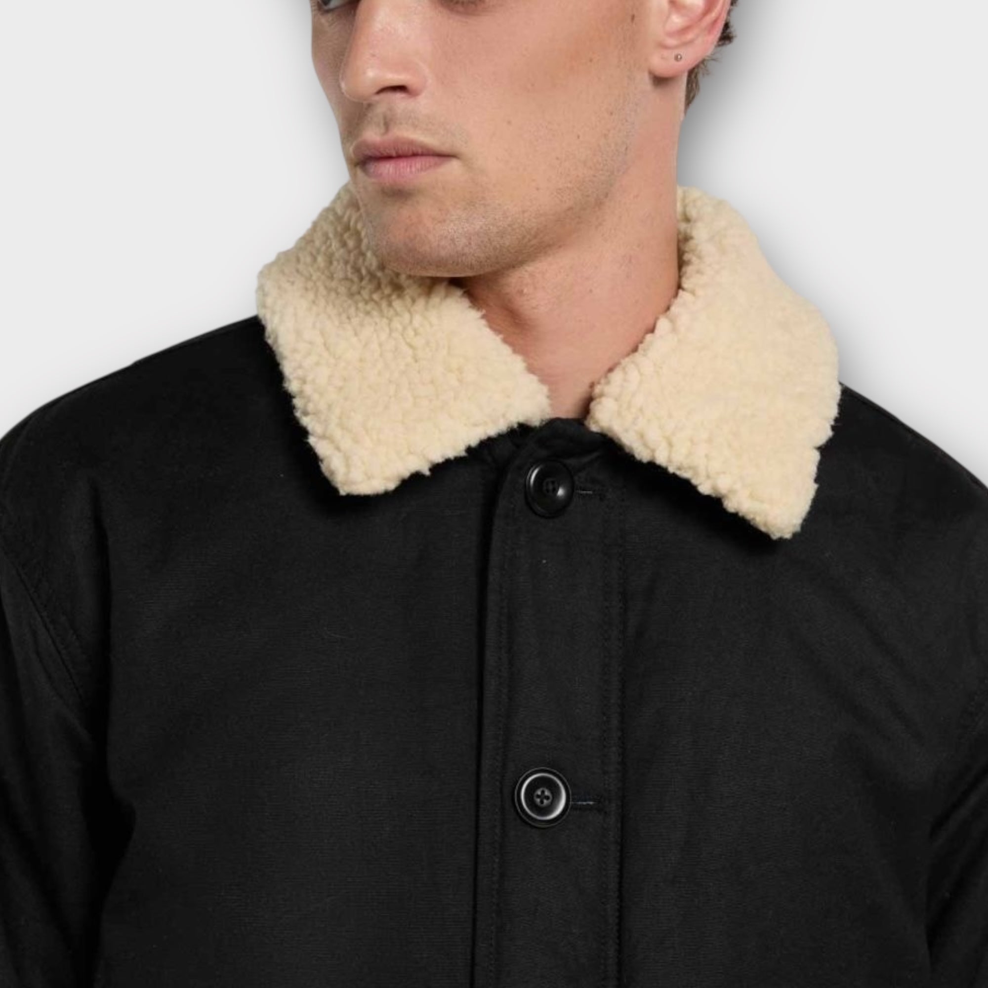 Dickies Sangrey Waxed Jakke I Sort