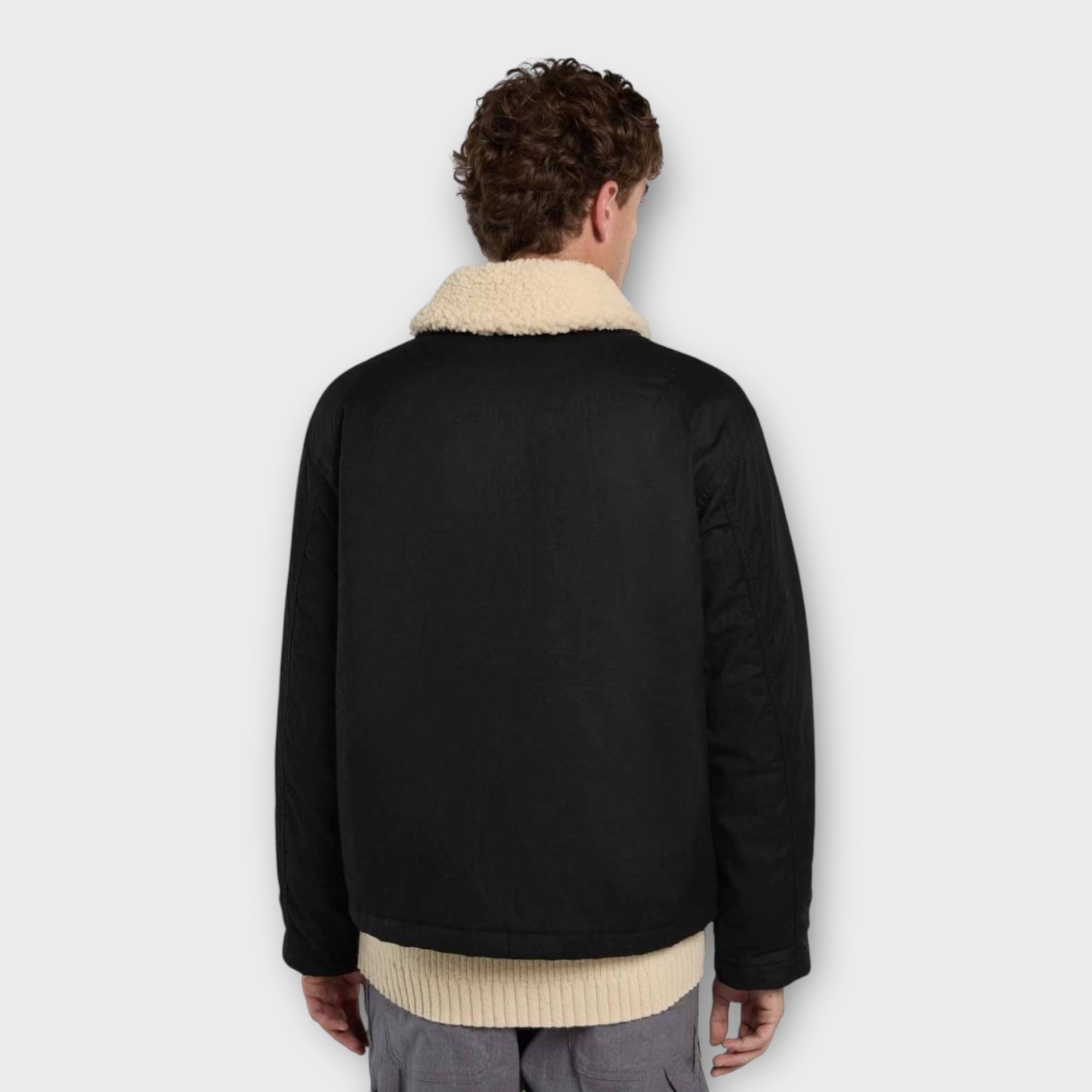 Dickies Sangrey Waxed Jakke I Sort