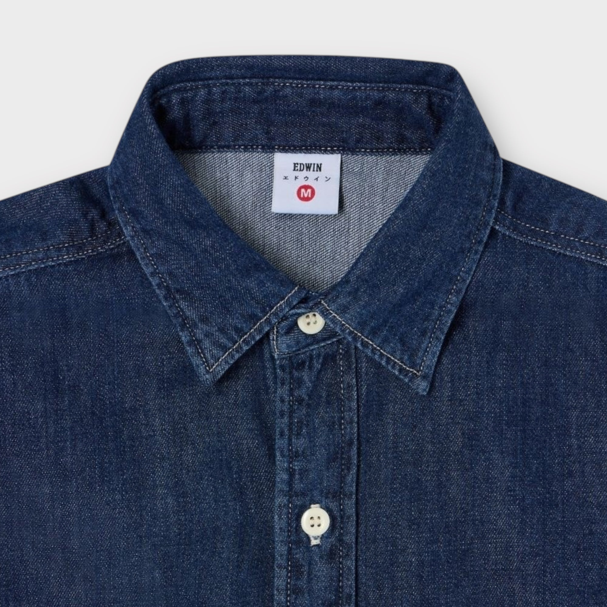 Edwin Work Shirt I Blue Dark Used