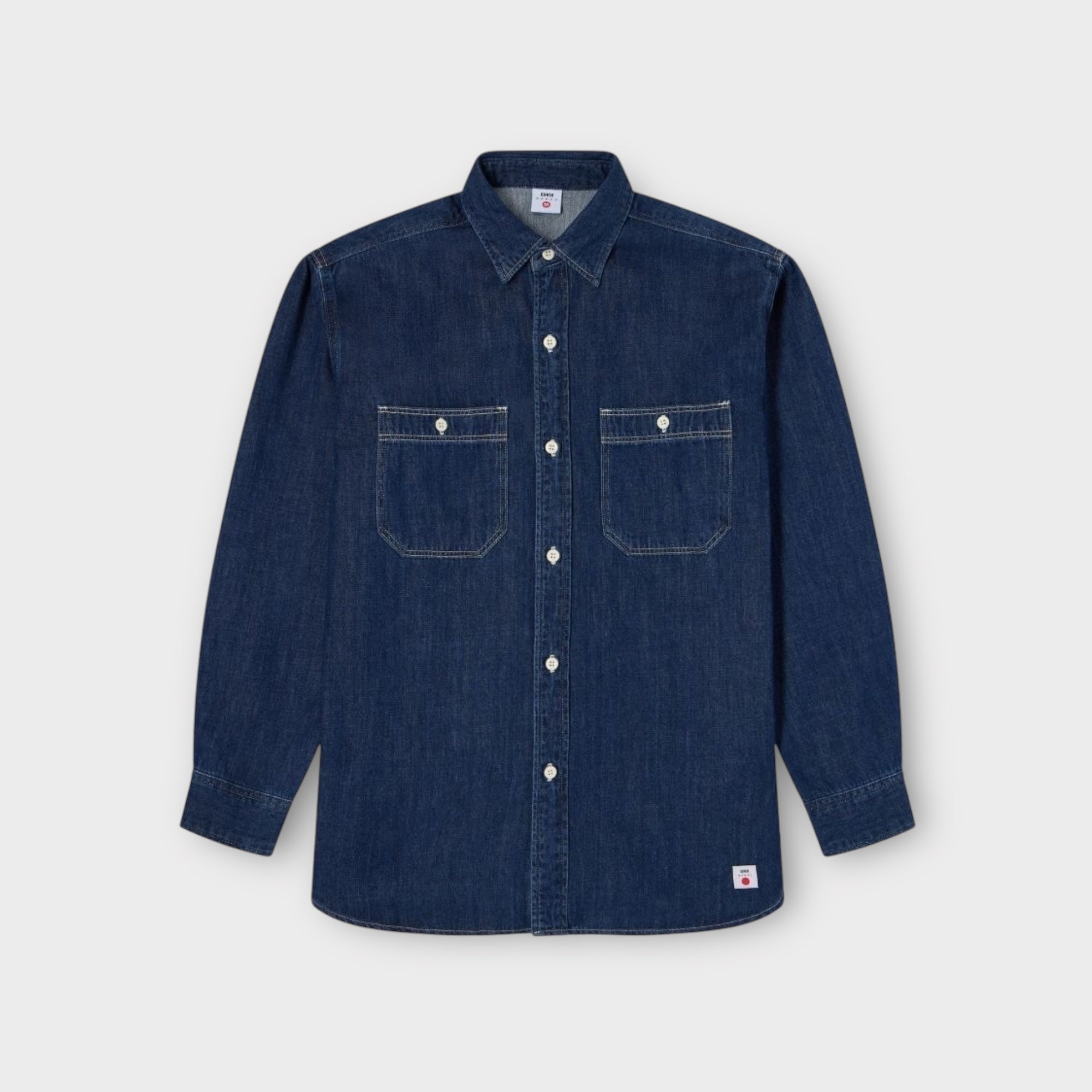 Edwin Work Shirt I Blue Dark Used