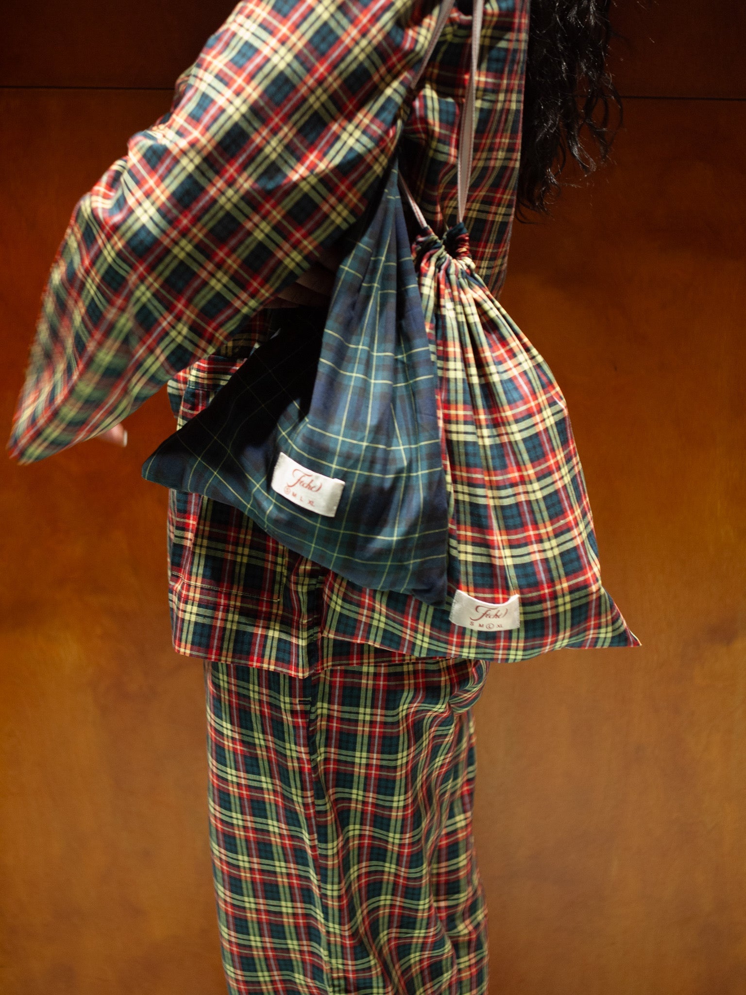 Fichi Long Boxer I Royal Red Check