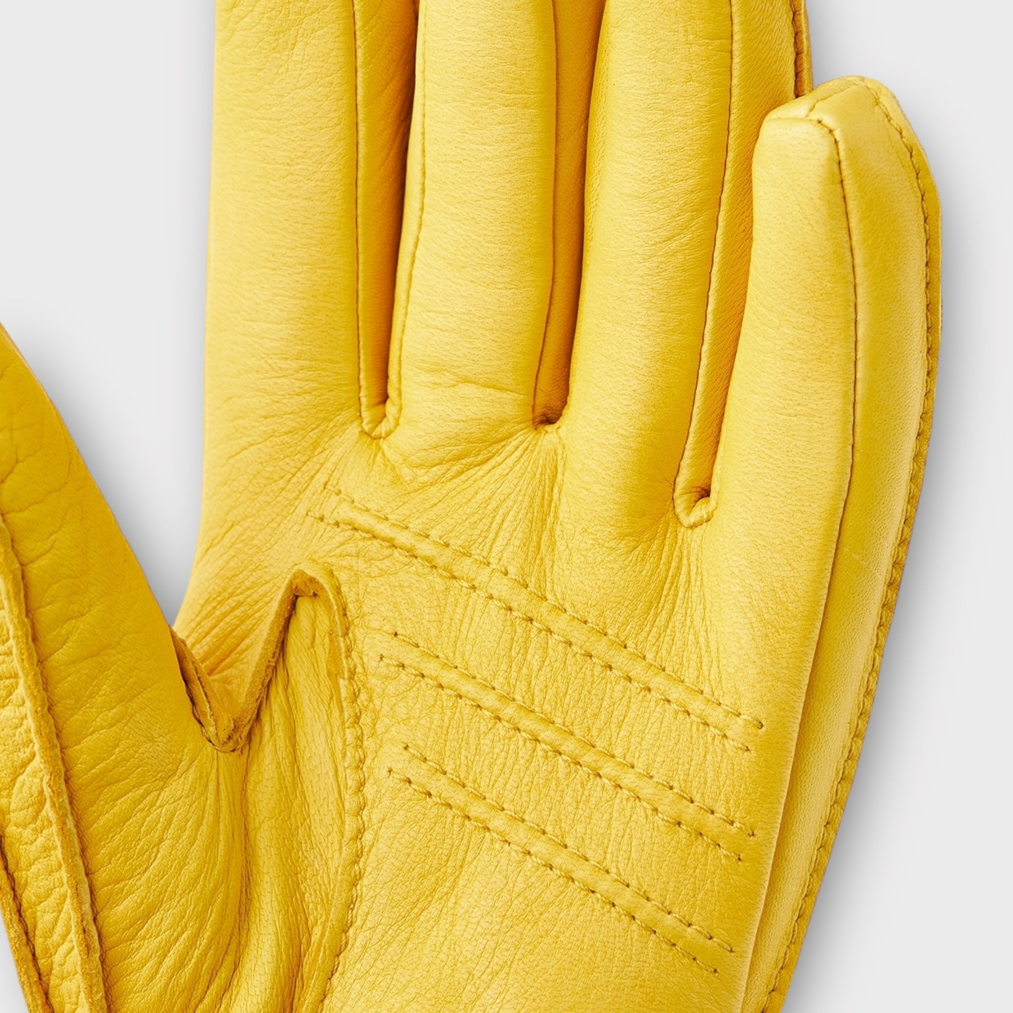 Hestra Deerskin Primaloft Rib I Gul