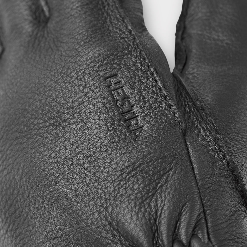 Hestra Deerskin Primaloft Rib I Sort