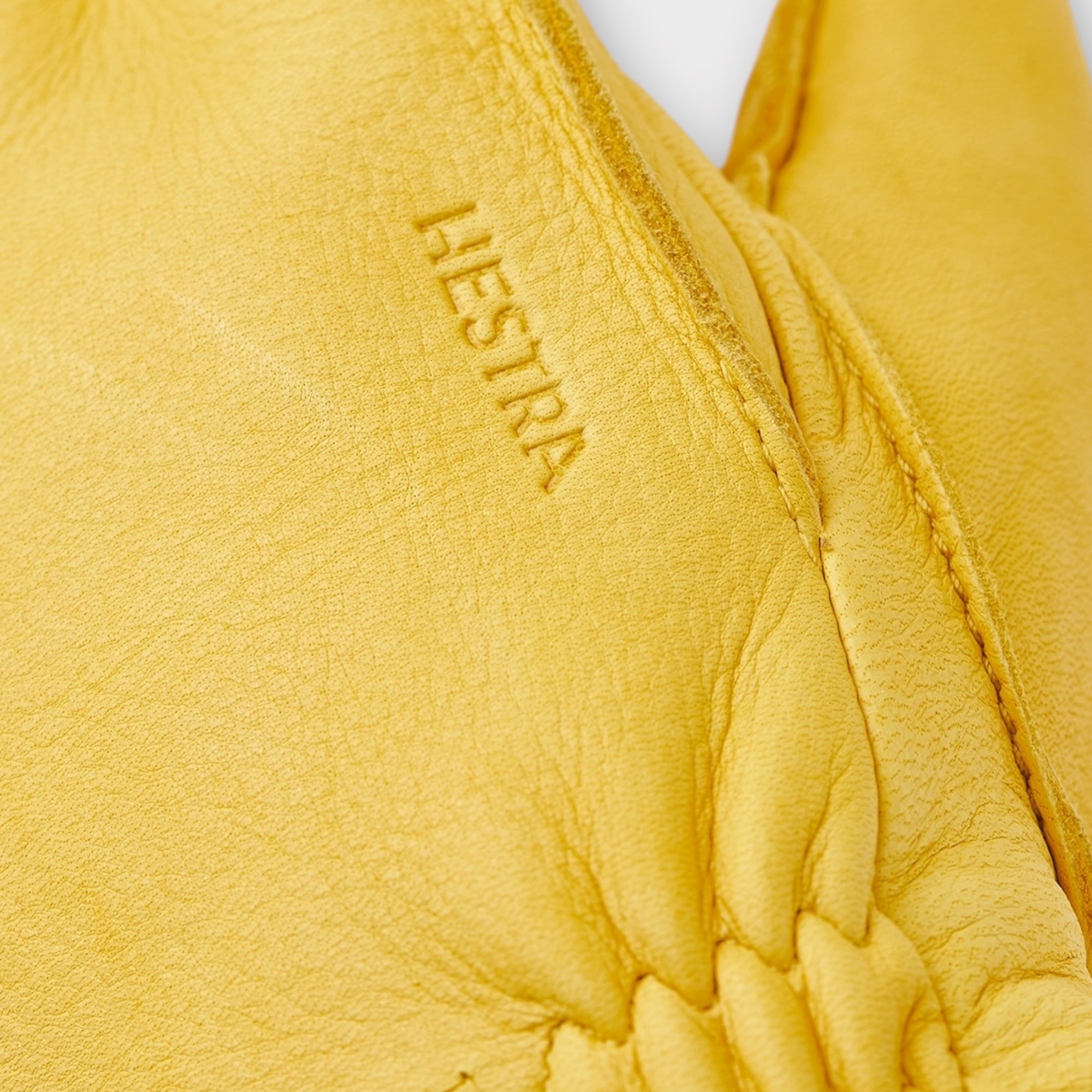 Hestra Deerskin Primaloft Rib I Gul