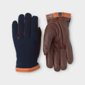 Hestra Deerskin Uld Tricot I Navy/Brun