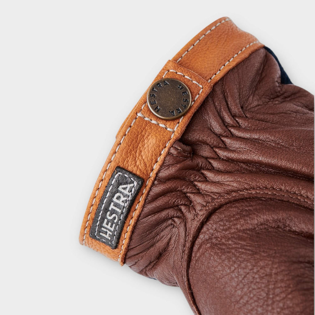Hestra Deerskin Uld Tricot I Navy/Brun