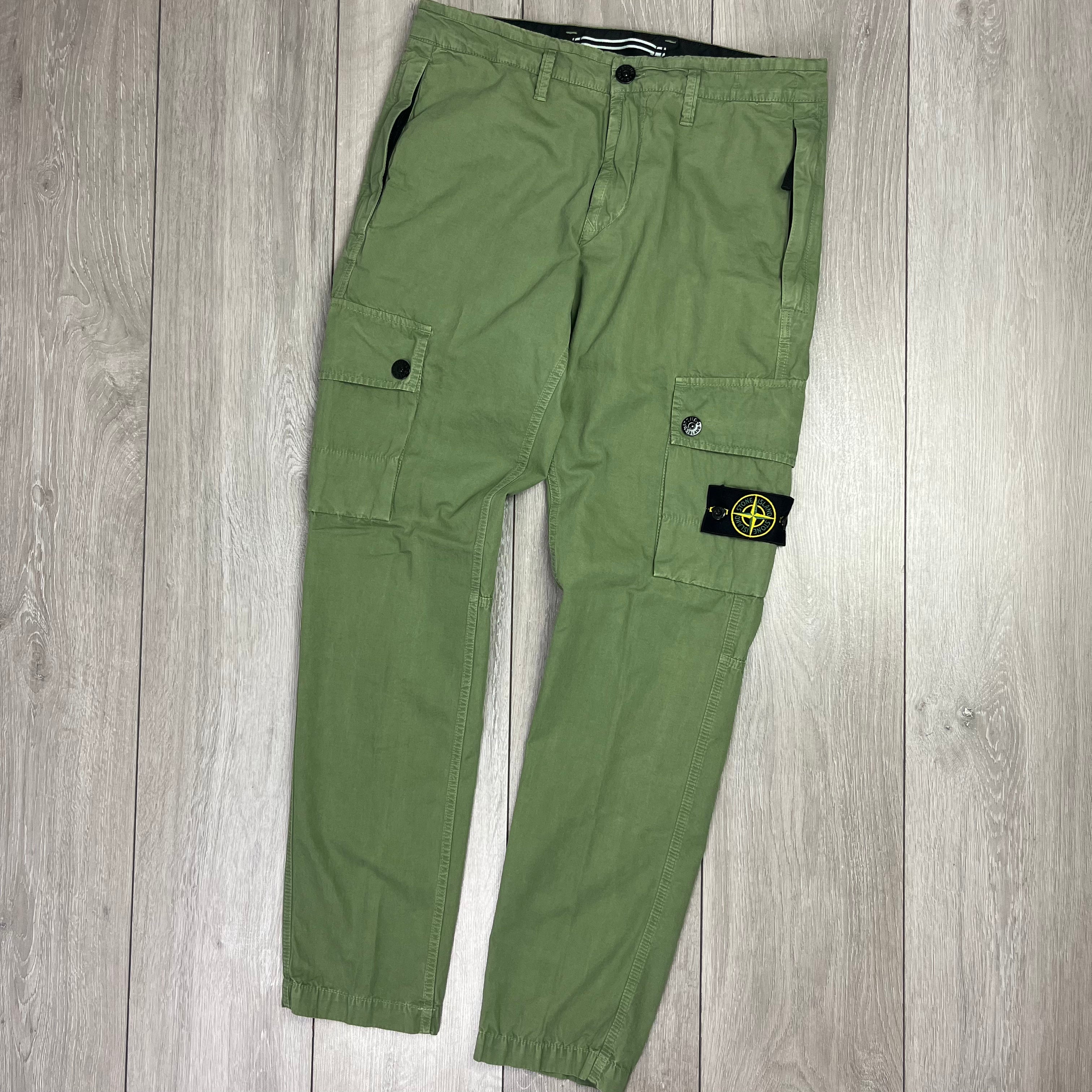Stone Island Cargo Trousers - Sage Green -Usfansport