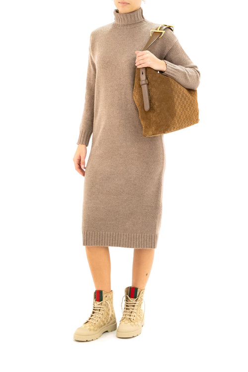 Abito Summer in cashmere di colore beige