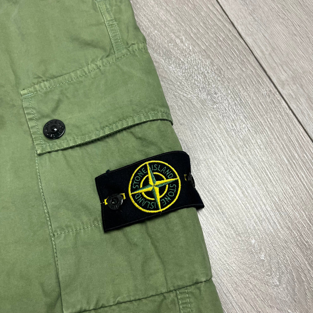 Stone Island Cargo Trousers - Sage Green -Usfansport