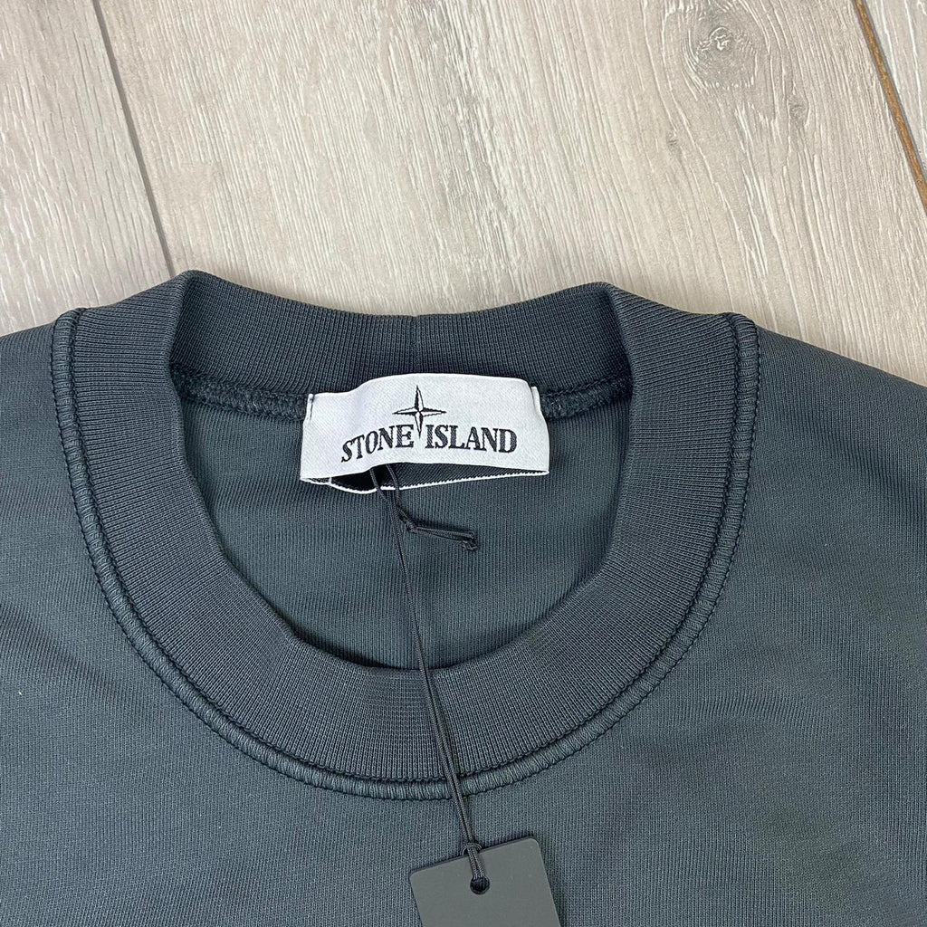 Stone Island Dyed Sweatshirt - Charcoal -Usfansport