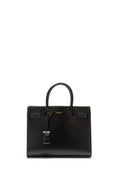 Borsa Sac De Jour in pelle lucida color nero