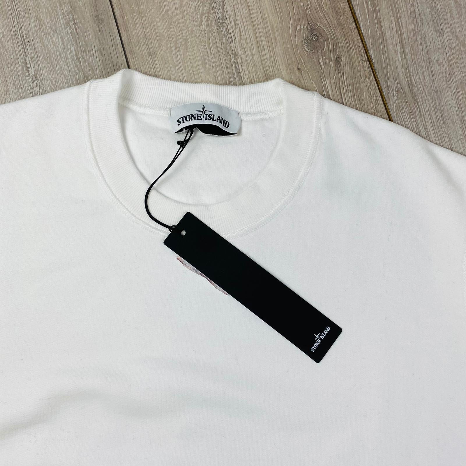 Stone Island Dyed Sweatshirt - White -Usfansport