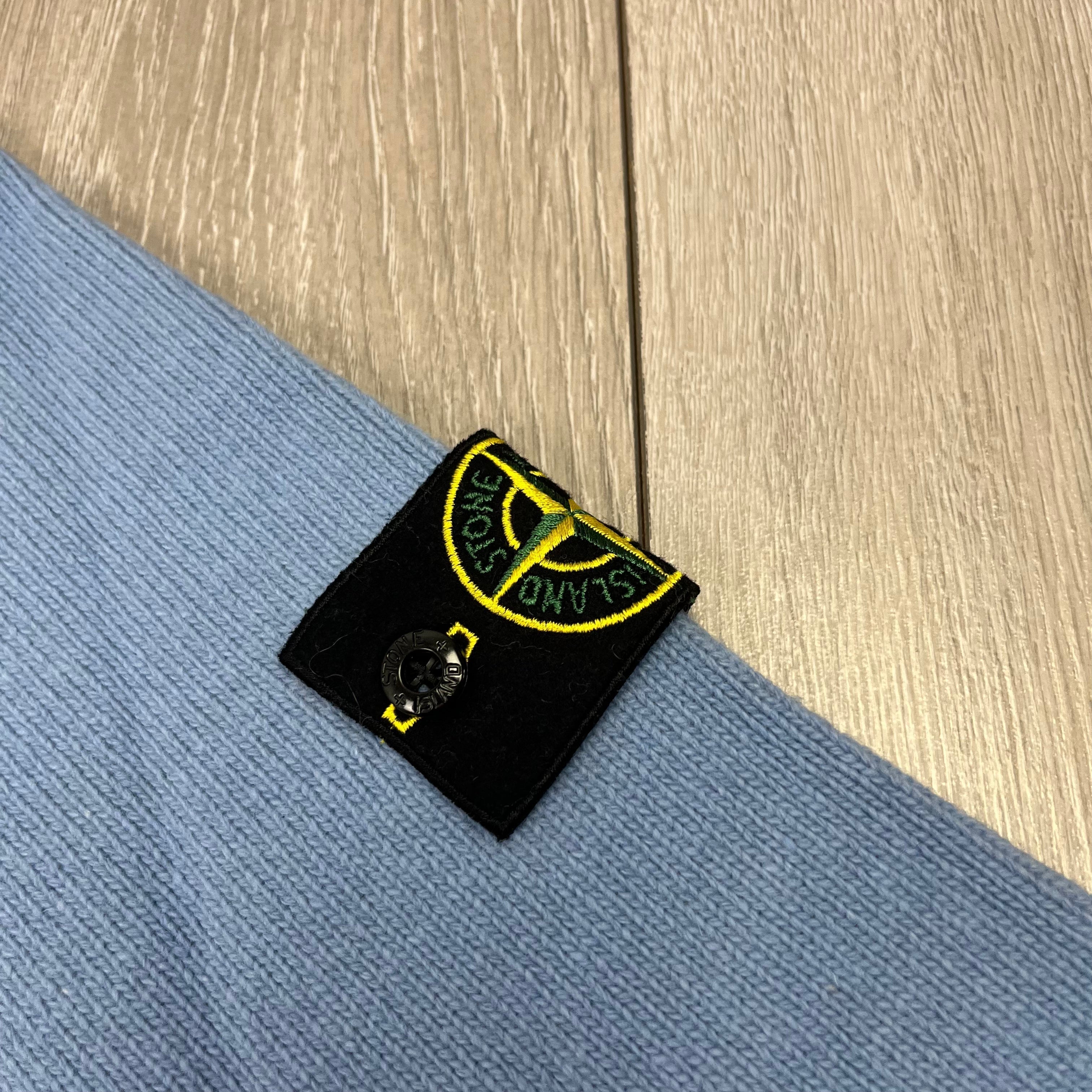 Stone Island Knit Sweatshirt - Mid Blue -Usfansport