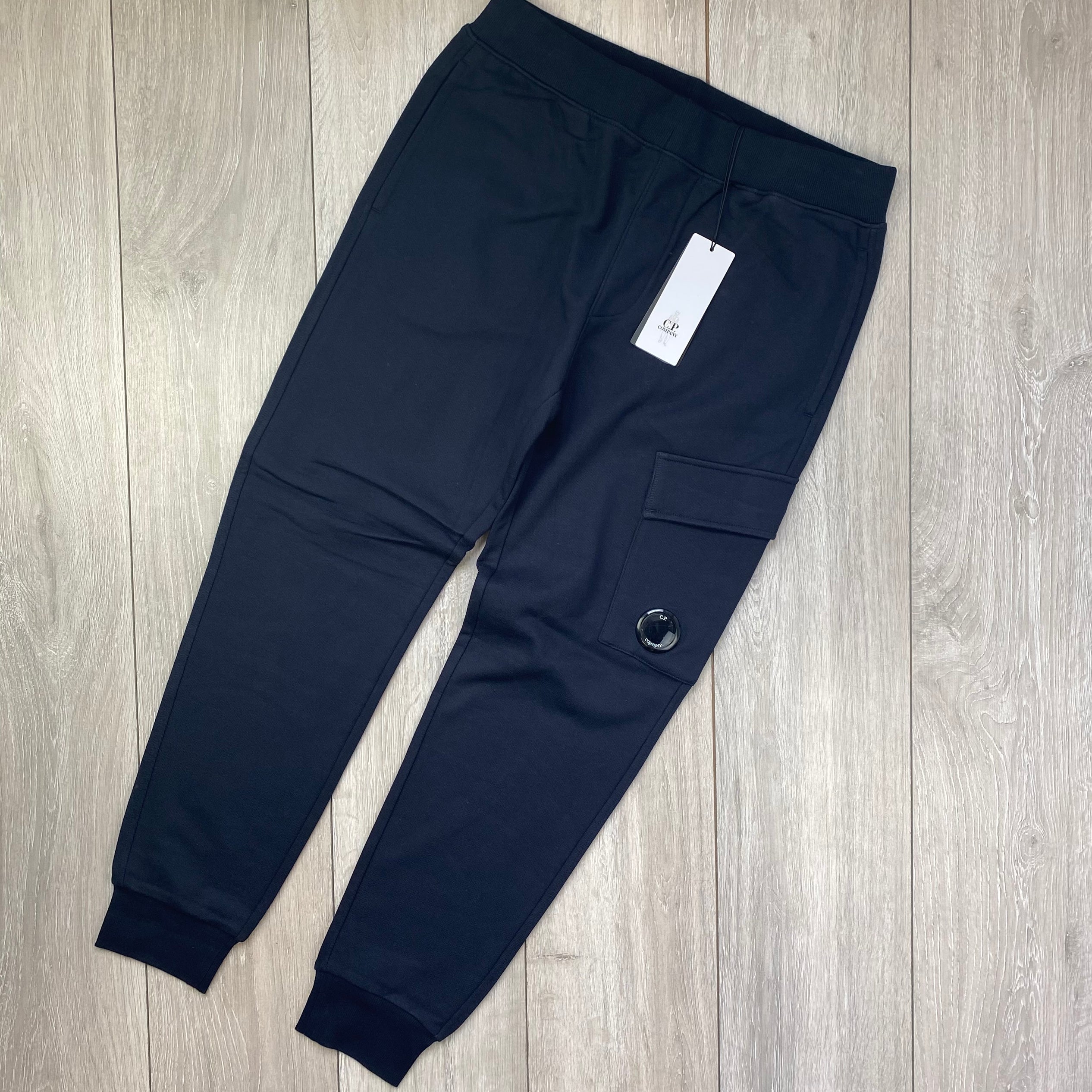 CP Company Raised Fleece Tracksuit - Navy -Usfansport