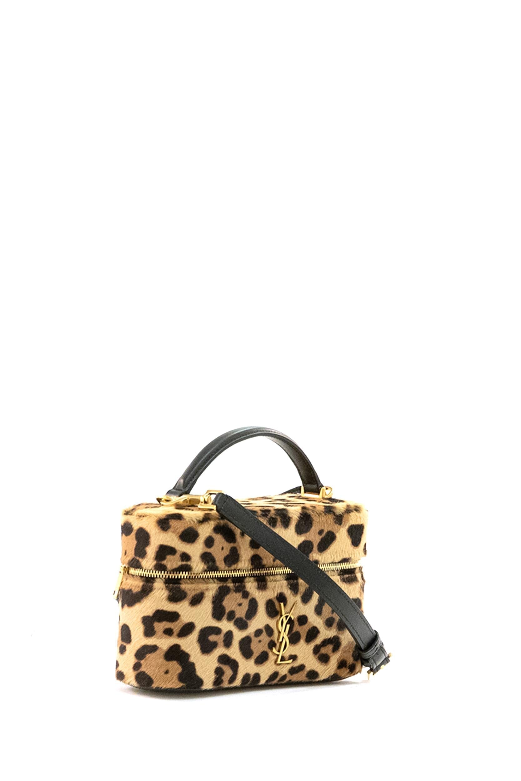 Borsa Vanity Gaby in cavallino stampa leopardo