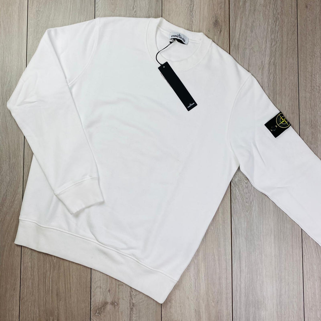 Stone Island Dyed Sweatshirt - White -Usfansport