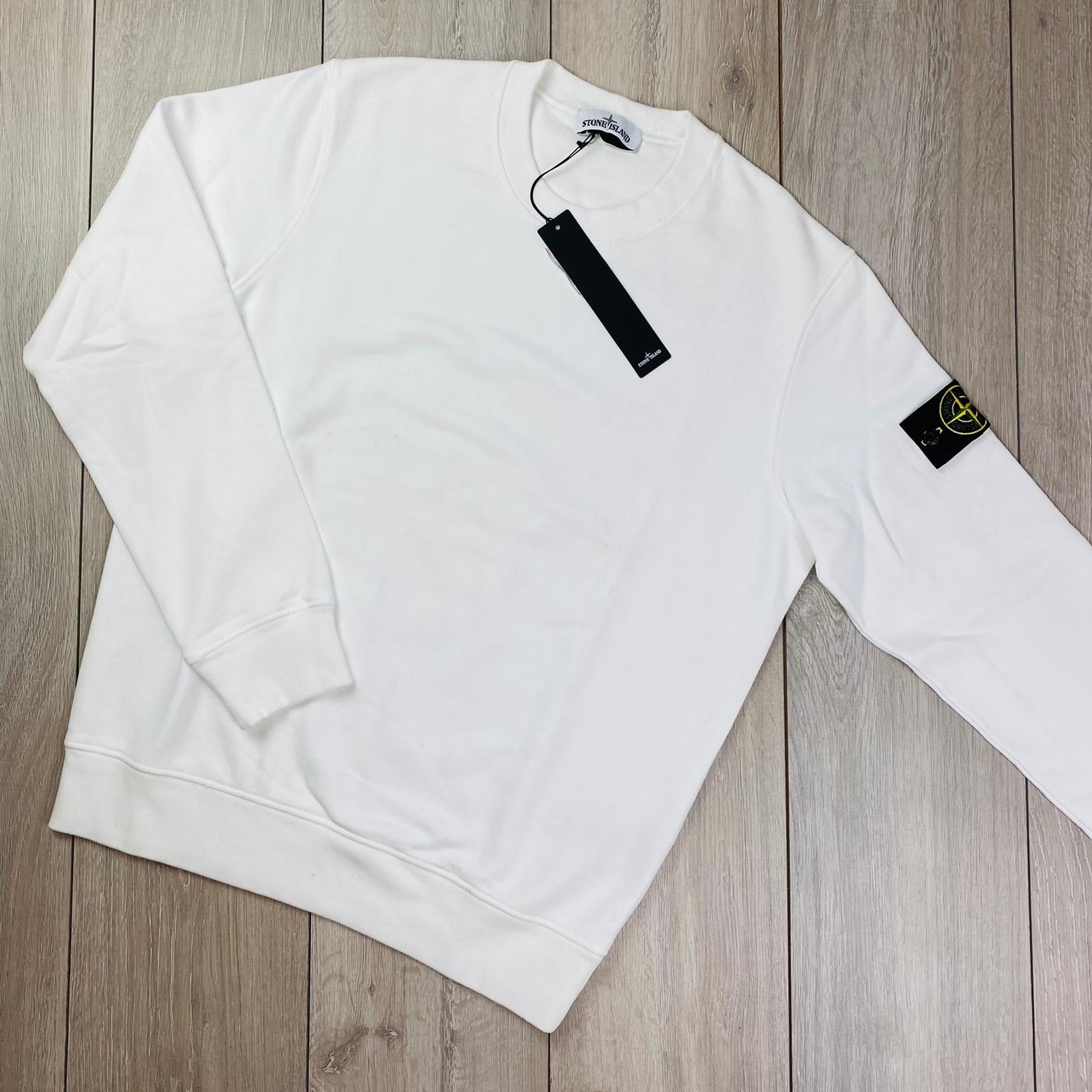 Stone Island Dyed Sweatshirt - White -Usfansport