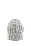Berretto Tricot in lana di colore grigio