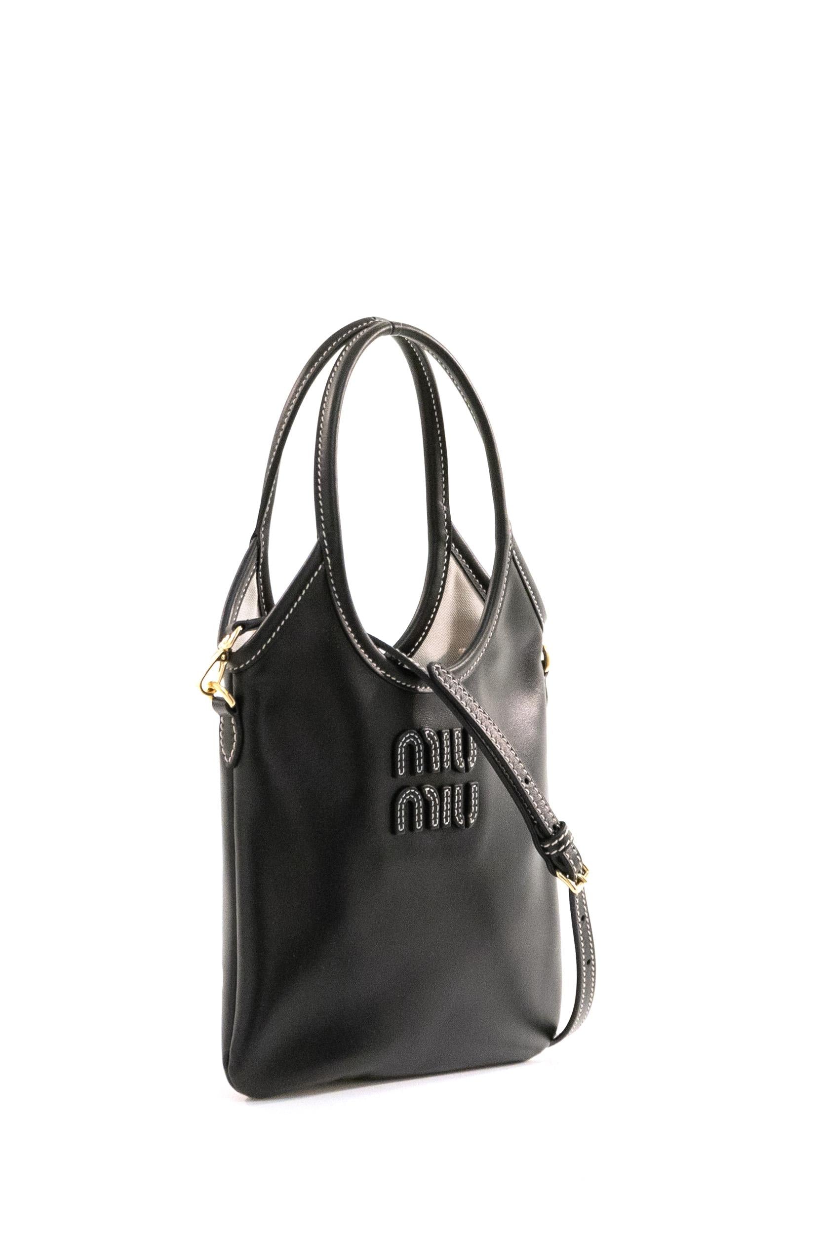 Borsa Ivy in pelle color nero