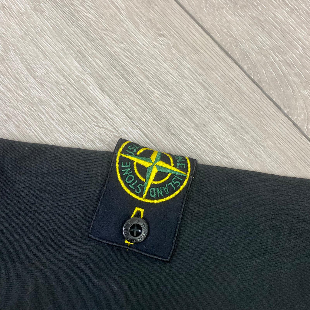 Stone Island Dyed Hoodie - Black -Usfansport