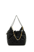 Borsa Fleming mini in pelle di colore nero