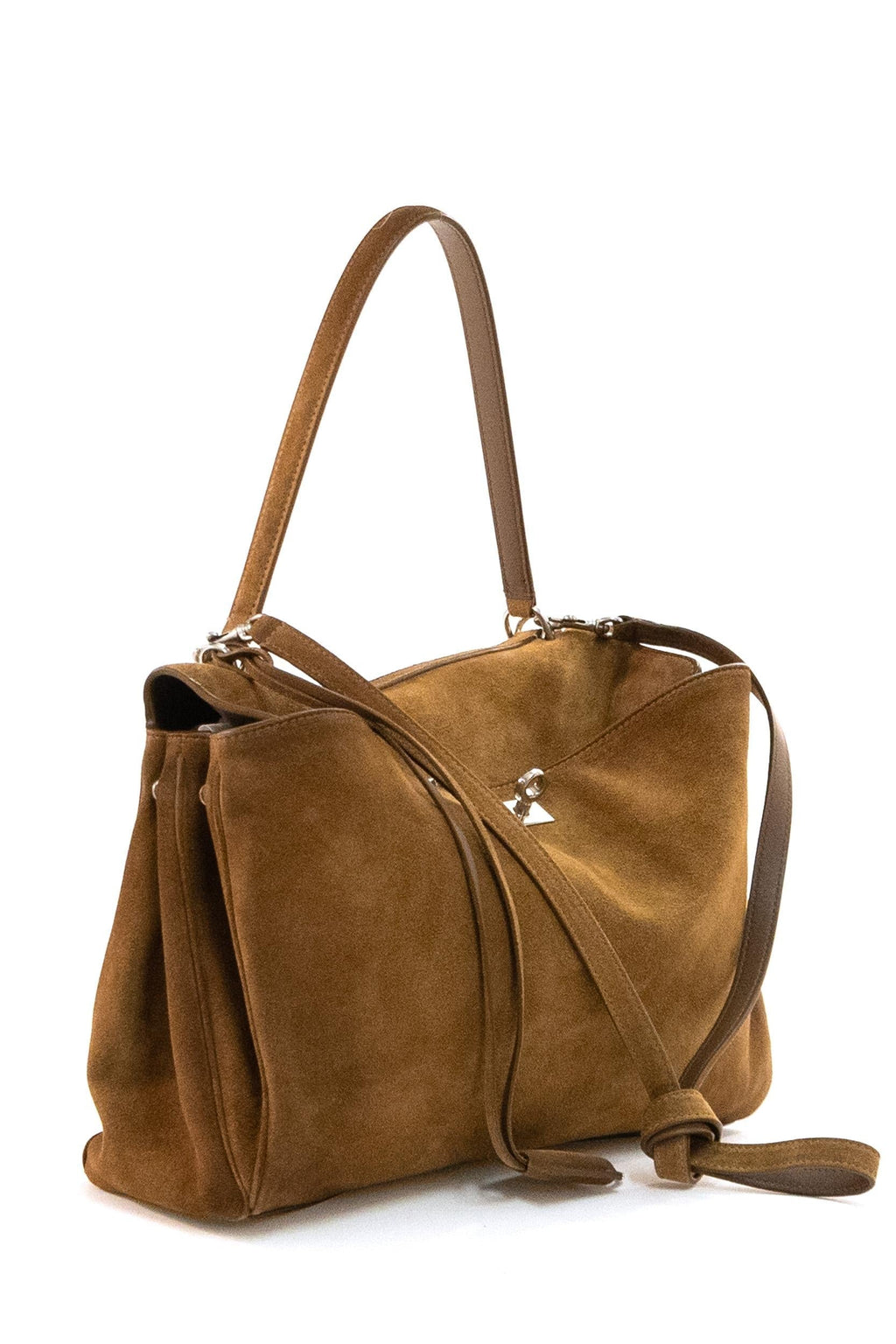 Borsa Rodeo in suede color marrone