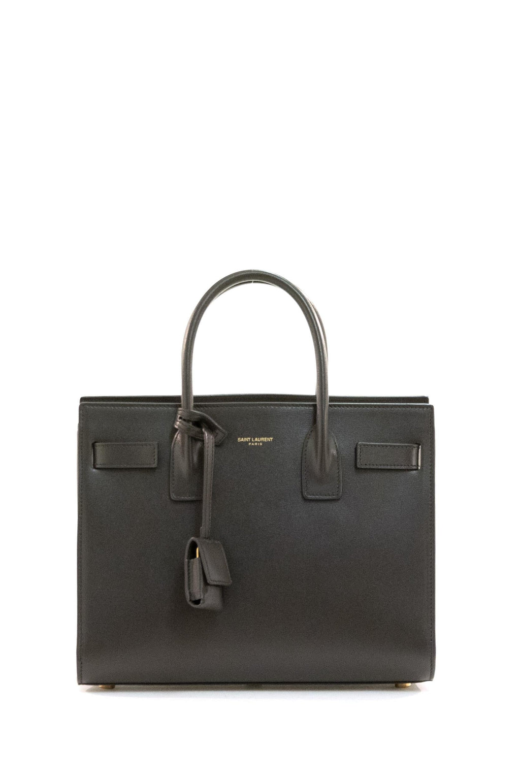 Borsa sac de jour pelle liscia grigio