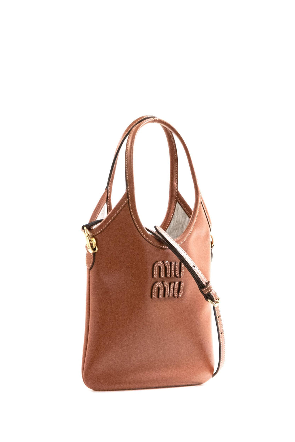 Borsa Ivy in pelle color marrone