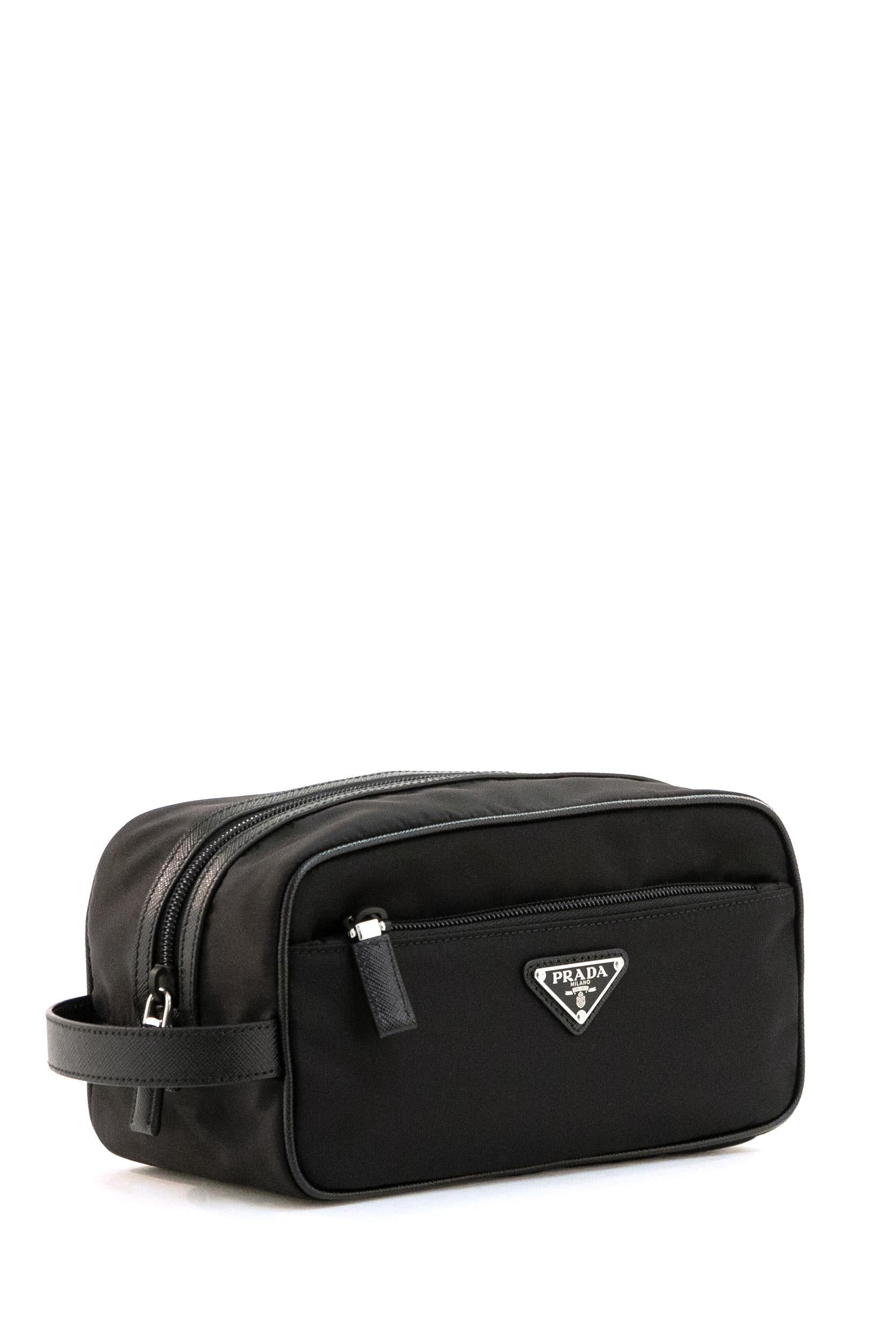 Beauty case in Re-nylon color nero