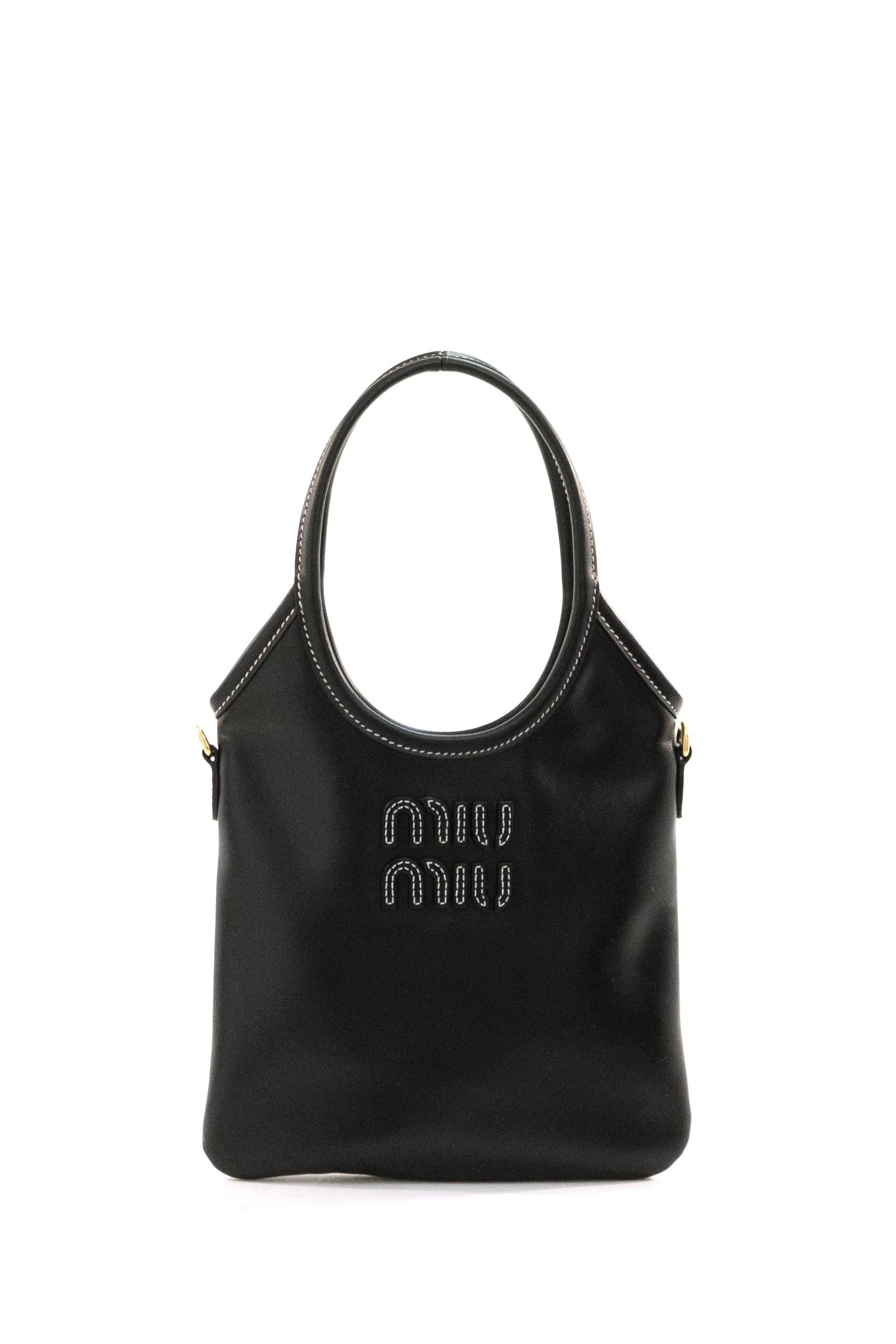 Borsa Ivy in pelle color nero