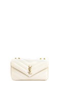 Borsa Loulou Media nappa matelassè logo oro